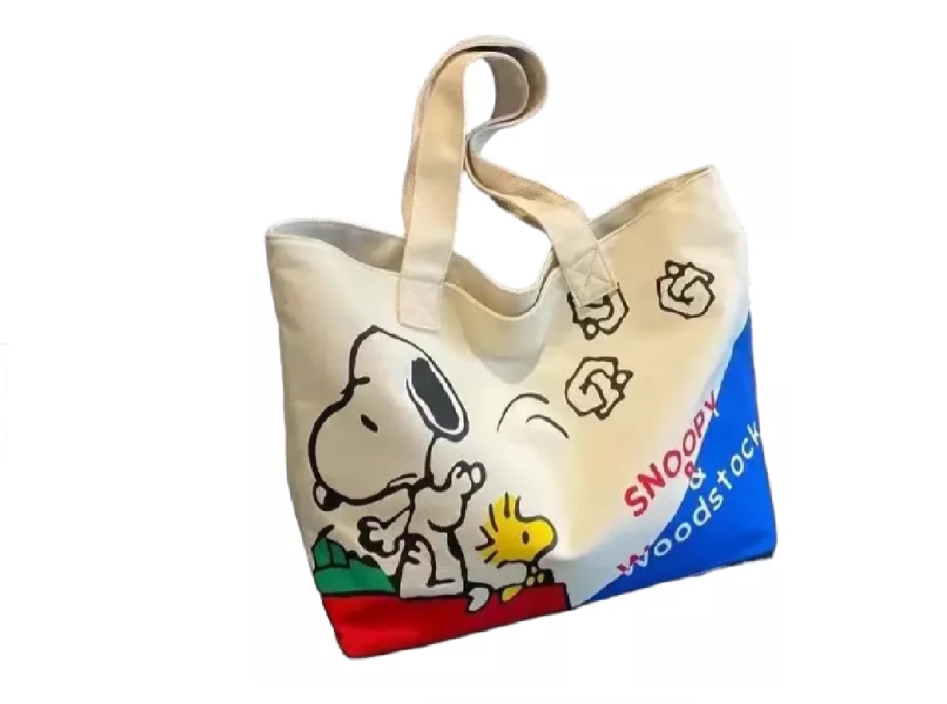 Bolsa Totebag Snoopy y Woodstock.