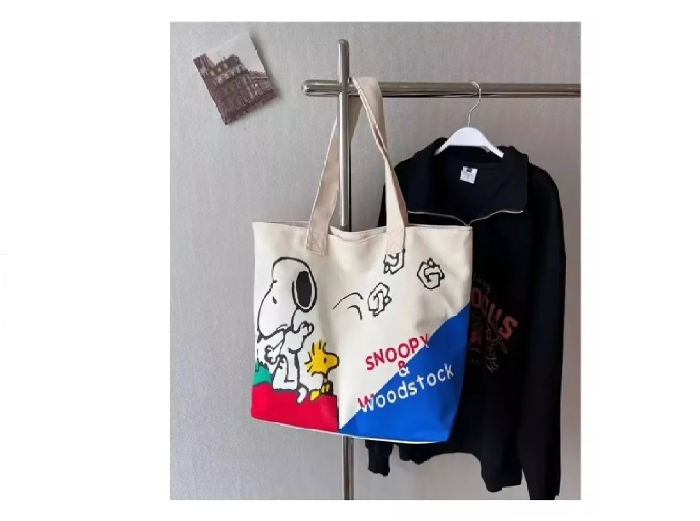 Bolsa Totebag Snoopy y Woodstock. - Imagen 2